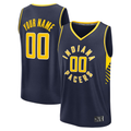 tuec Custom I.Pacers  Navy Fast Break Jerseys - Icon Edition