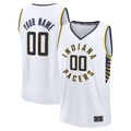 tuec Custom I.Pacers  White Fast Break Jerseys - Icon Edition