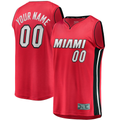 tuec Custom M.Heat Red Fast Break Jerseys - Statement Edition