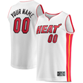 tuec Custom M.Heat White Fast Break Replica Jerseys - Association Edition