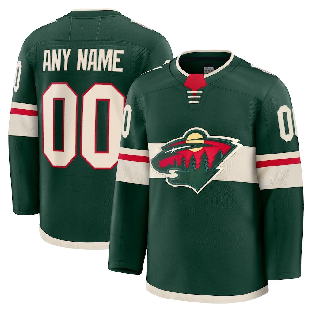 Tuec Custom M.Wild Green Home Premium Jerseys