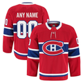 Tuec Custom Montreal Canadiens Red Home Authentic Pro Jerseys