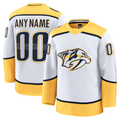 Tuec Custom N.Predators White Away Premium Jerseys