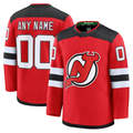 Tuec Custom N.Jersey Devils Red Home Premium Jerseys