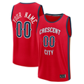 tuec Custom NO.Pelicans Red Fast Break Stitched Jerseys- Statement Edition