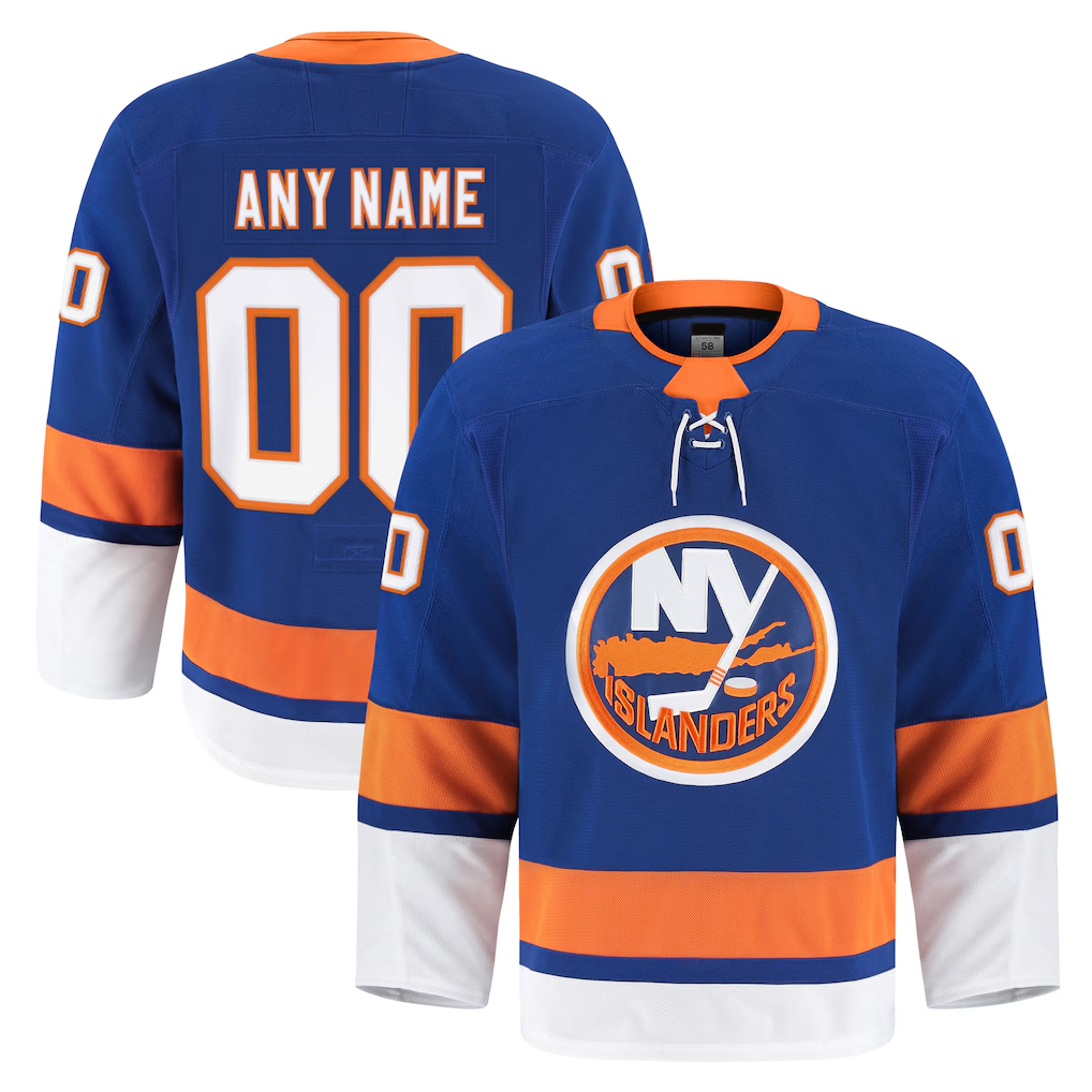 Tuec Custom NY.Islanders Royal Home Authentic Pro Jerseys