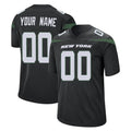 Tuec Custom NY.Jets Black Home Game Any Name & Numbers Stitched Jerseys