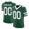 Tuec Custom NY.Jets Green Legacy Limited Vapor F.U.S.E. Home Game Any Name & Numbers Stitched Jerseys