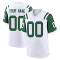 Tuec Custom NY.Jets White Classic Home Game Any Name & Numbers Stitched Jerseys