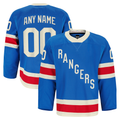 Tuec Custom NY.Rangers Blue Centennial Authentic Pro Jerseys