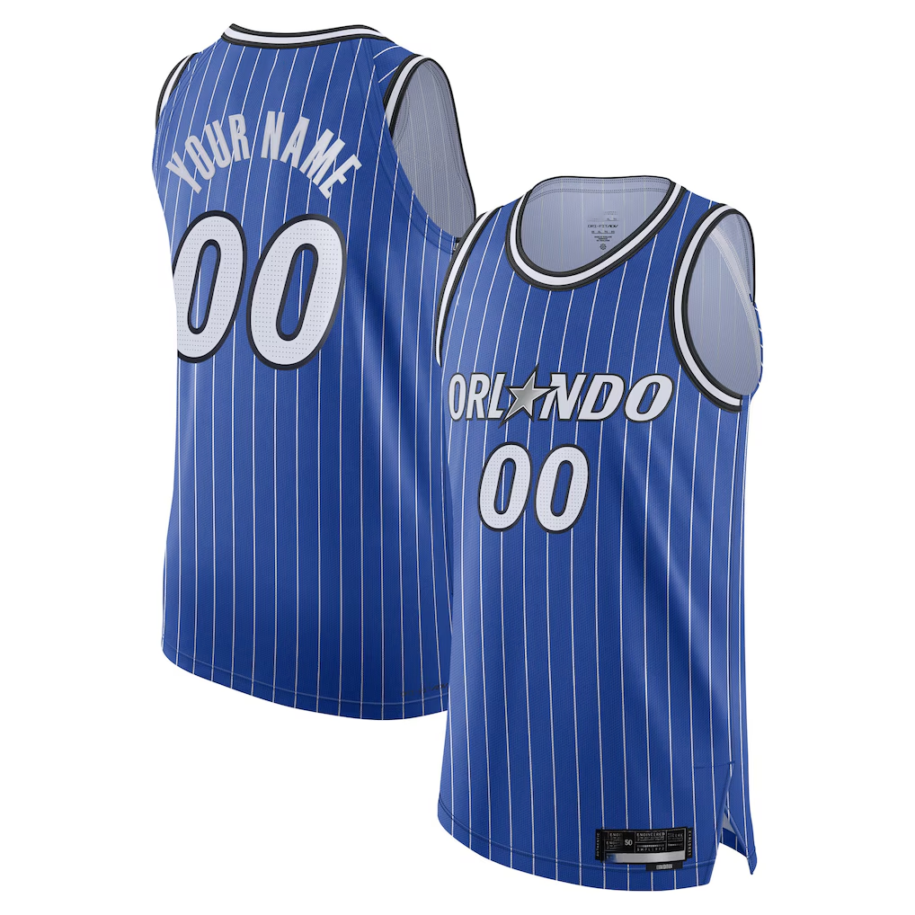tuec Custom O.Magic Blue Authentic Jerseys - Icon Edition
