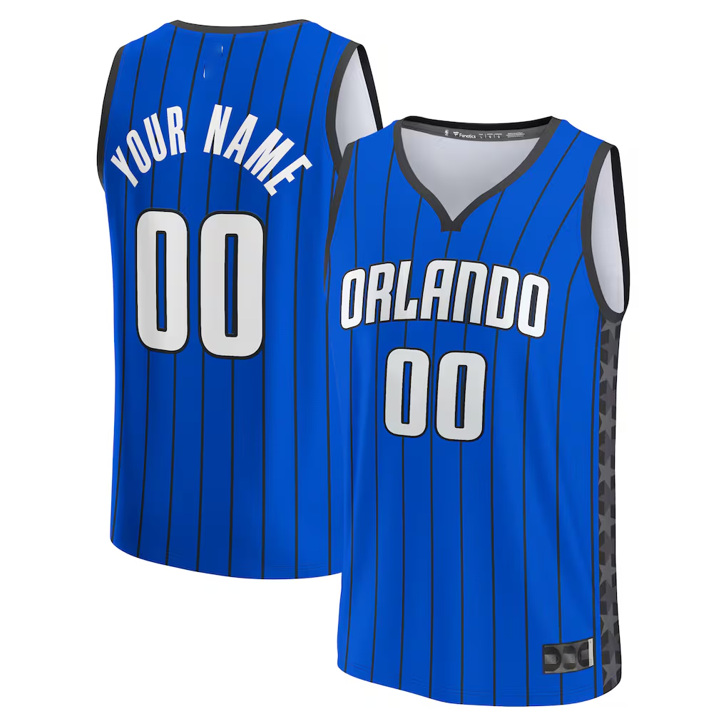 tuec Custom O.Magic Blue Fast Break Jerseys - Statement Edition
