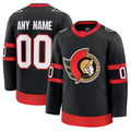 Tuec Custom O.Senators Black Home Premium Jerseys
