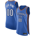 tuec Custom OC.Thunder Blue Authentic Stitched Jerseys - Icon Edition