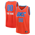 tuec Custom OC.Thunder Orange Swingman Stitched Jerseys - Icon Edition