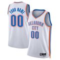 tuec Custom OC.Thunder White Swingman Stitched Jerseys- Association Edition