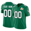 Tuec Custom P.Eagles Green Kelly Alternate Vapor F.U.S.E. Super Bowl LIX Home Game Any Name & Numbers Stitched Jerseys