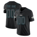 Tuec Custom P.Eagles Limited Black Impact Home Game Any Name & Numbers Stitched Jerseys