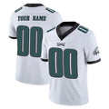 Tuec Custom P.Eagles White Limited Vapor Untouchable Home Game Any Name & Numbers Stitched Jerseys