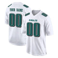 Tuec Custom P.Eagles White Tundra Fashion Home Game Any Name & Numbers Stitched Jerseys