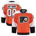Tuec Custom P.Flyers Orange Home Authentic Pro Jerseys