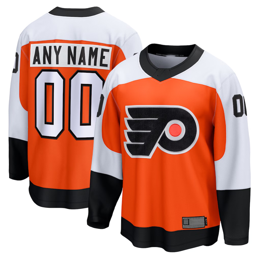 Tuec Custom P.Flyers Orange Home Breakaway Jerseys