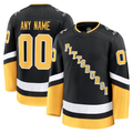 Tuec Custom P.Penguins Black Alternate Premium Jerseys
