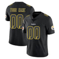 Tuec Custom P.Steelers Black Impact Limited Home Game Any Name & Numbers Stitched Jerseys