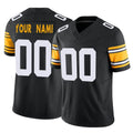 Tuec Custom P.Steelers Black Limited Alternate Vapor F.U.S.E. Home Game Any Name & Numbers Stitched Jerseys