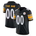 Tuec Custom P.Steelers Black Limited Vapor Untouchable Home Game Any Name & Numbers Stitched Jerseys