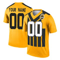 Tuec Custom P.Steelers Gold Legend Limited 1933 Throwback Performance Home Game Any Name & Numbers Stitched Jerseys