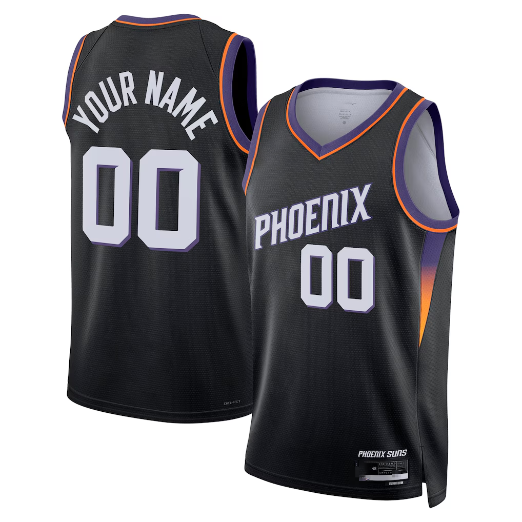 tuec Custom P.Sunss Black Swingman Jerseys - Statement Edition