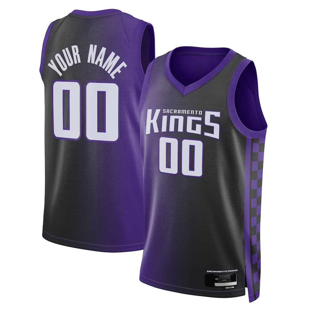 tuec Custom S.Kings Purple Swingman Jerseys - Statement Edition