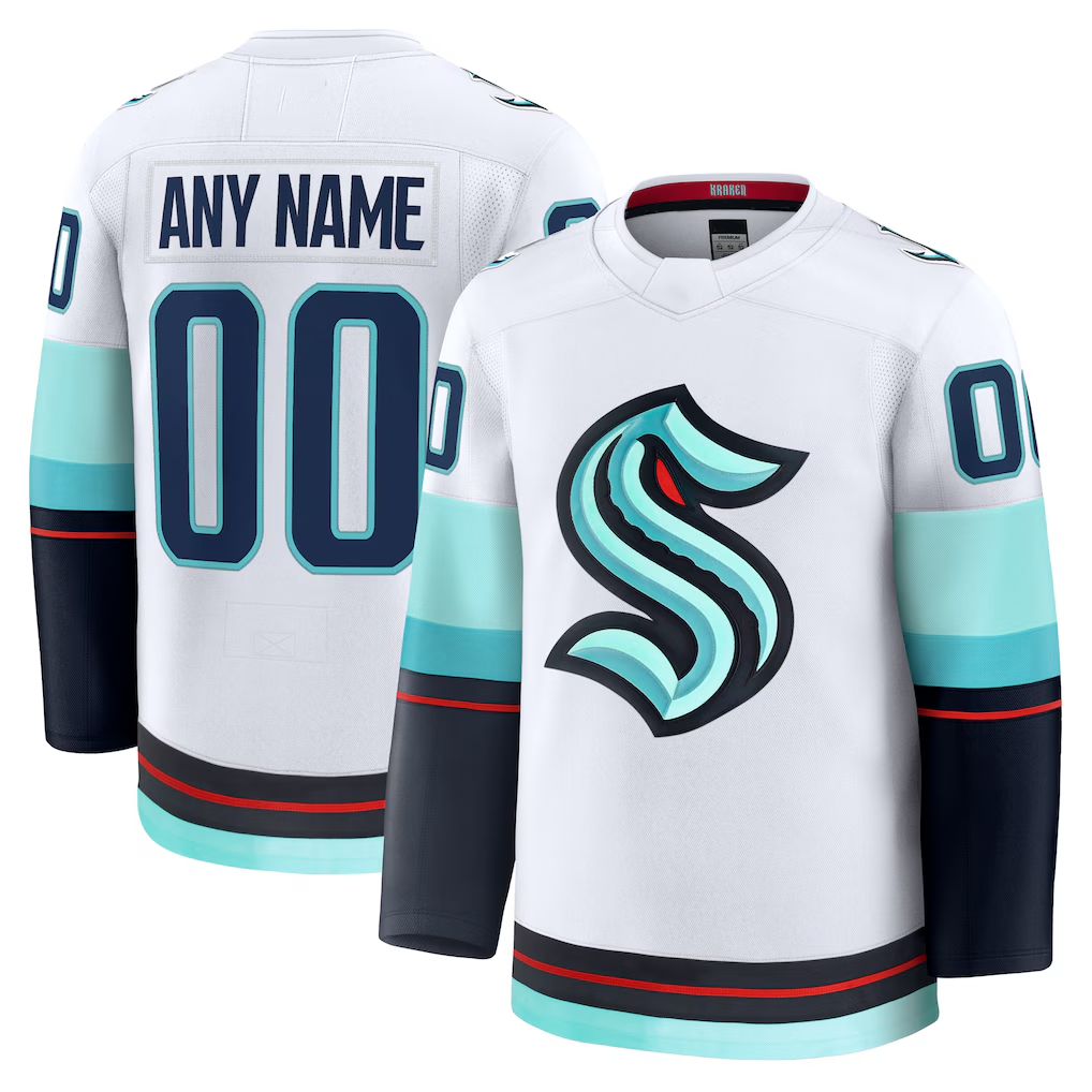 Tuec Custom S.Kraken White Away Premium Jerseys