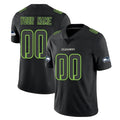 Tuec Custom S.Seahawks Black Impact Limited Home Game Any Name & Numbers Stitched Jerseys