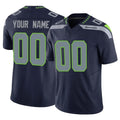 Tuec Custom S.Seahawks Navy Limited Vapor F.U.S.E. Home Game Any Name & Numbers Stitched Jerseys