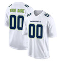 Tuec Custom S.Seahawks White Tundra Fashion Home Game Any Name & Numbers Stitched Jerseys