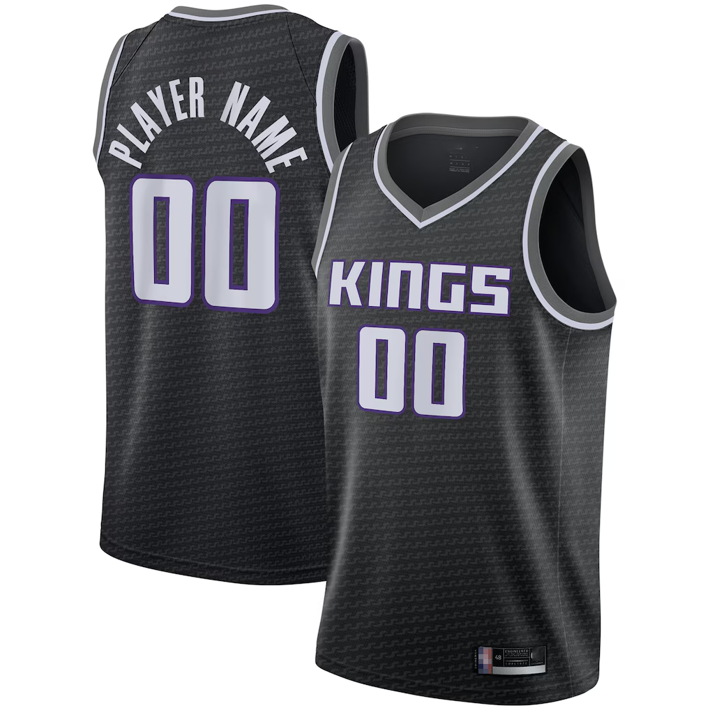 tuec Custom S.kings Black Swingman Jerseys - Statement Edition