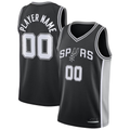 tuec Custom SA.Spurs Black Swingman Jerseys - Icon Edition