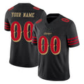 Tuec Custom SF.49ers Black Limited Rivalries Collection Home Game Any Name & Numbers Stitched Jerseys