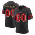 Tuec Custom SF.49ers Black Rivalries Collection Home Game Any Name & Numbers Stitched Jerseys