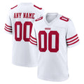 Tuec Custom SF.49ers White Game Home Any Name & Numbers Stitched Jerseys