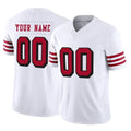 Tuec Custom SF.49ers White Limited Alternate Vapor F.U.S.E. Home Game Any Name & Numbers Stitched Jerseys