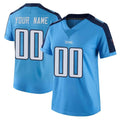 Tuec Custom T.Titans Light Blue Limited Color Rush Home Game Any Name & Numbers Stitched Jerseys