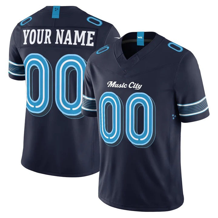Tuec Custom T.Titans Navy 2026 Rivalries Vapor Limited Jersey - All Stitched