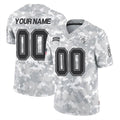 Tuec Custom TB.Buccaneers Arctic Camo Limited Salute To Service Home Game Any Name & Numbers Stitched Jerseys
