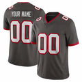 Tuec Custom TB.Buccaneers Pewter Limited Alternate Vapor Home Game Any Name & Numbers Stitched Jerseys