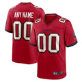 tuec Custom TB.Buccaneers Red Replica Game Stitched Jerseys