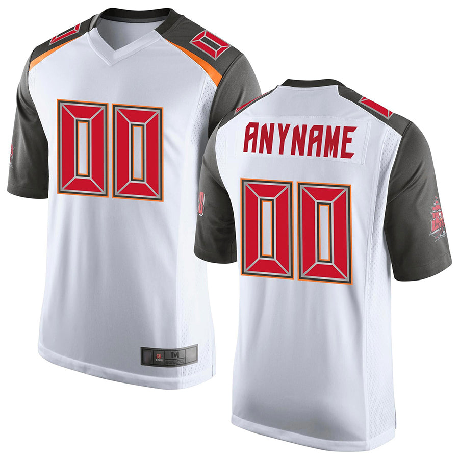 tuec Custom TB.Buccaneers White Game Stitched Jerseys