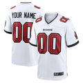 tuec Custom TB.Buccaneers White Replica Game Stitched Jerseys